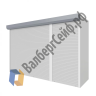 Роллетный шкаф для паркинга 1700х4000х600