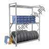 Стеллаж MS Pro 300/90x40/3 яруса