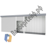 Роллетный шкаф для паркинга 2000х5250х600