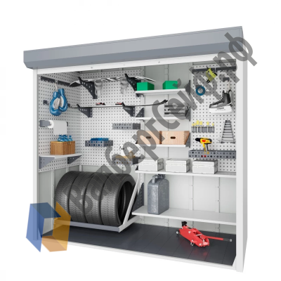 Роллетный шкаф для паркинга 2000х1550х600